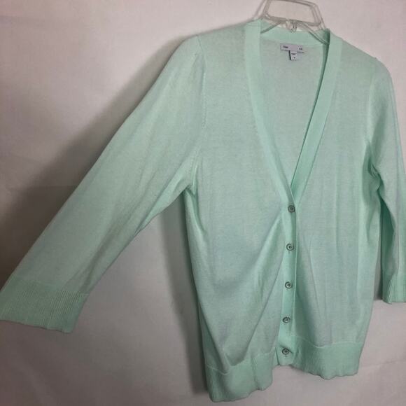 Gap Button Down 3/4 Sleeve Cardigan Size M - Picture 5 of 12